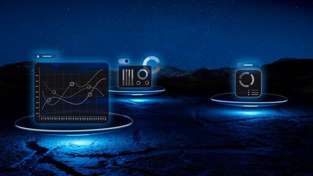 graphs showing network performance trends over days or weeks
